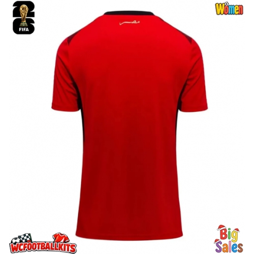 Egypt Replica Home Stadium Shirt for Women World Cup 2026 Short Sleeve